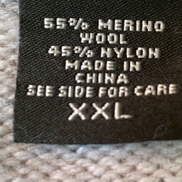 Eddie Bauer Mens Merino Wool Blend Cabin Outdoor Winter Crew Neck Sweater-XXL - Picture 12 of 15